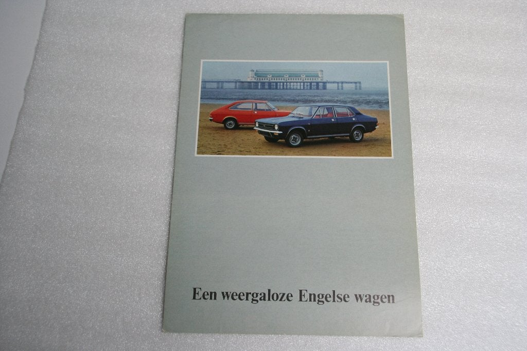 Folder Morris Marina modellenprogramma (circa 1974) (4), Ophalen of Verzenden, Nieuw, Overige merken