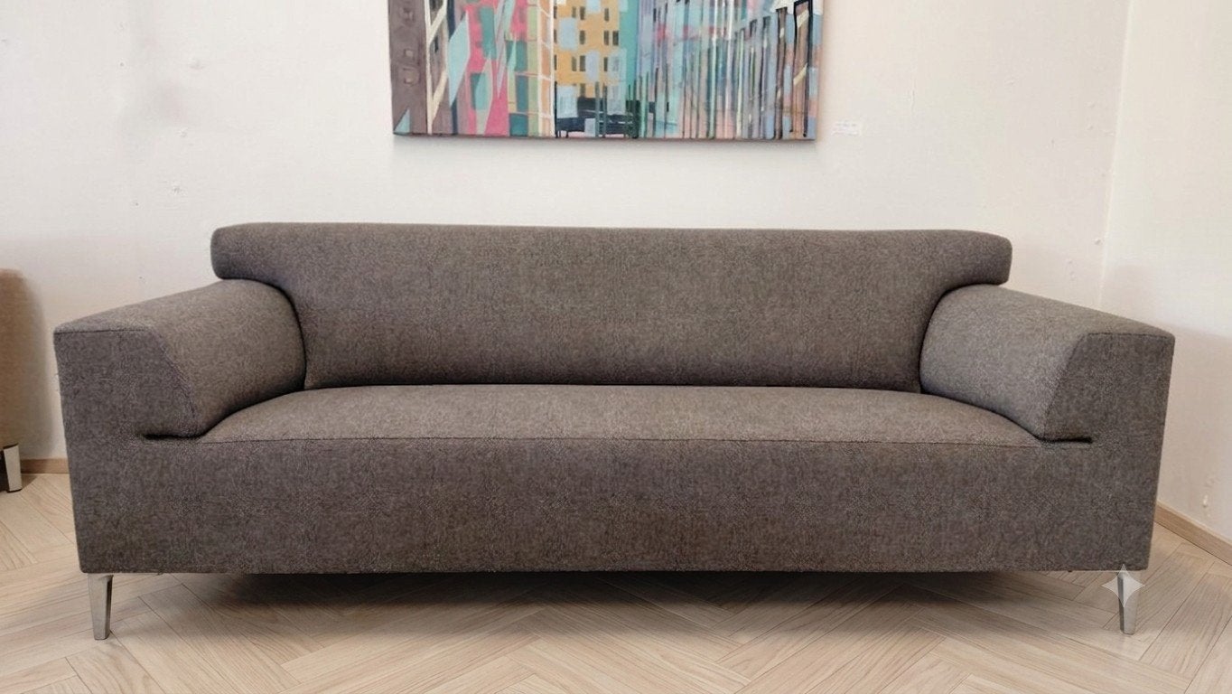 Pode Edit | 3 zits | Bruin wol Kvadrat Hallingdal, Huis en Inrichting, Leolux, Info@andriesign.nl, Driepersoons, 75 tot 100 cm