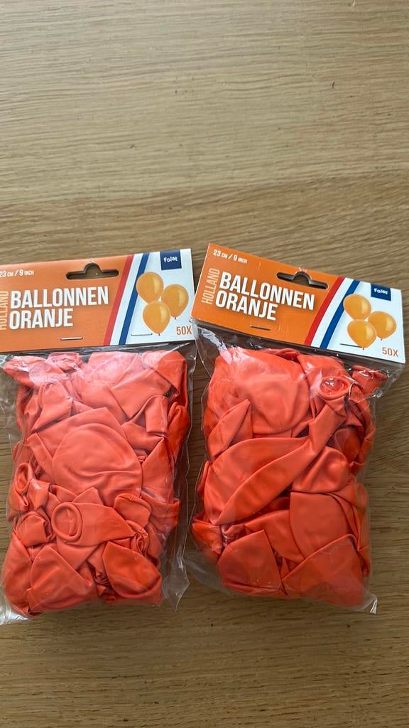 Ballonnen, Ophalen of Verzenden, Nieuw, Versiering, Oranje of Koningsdag