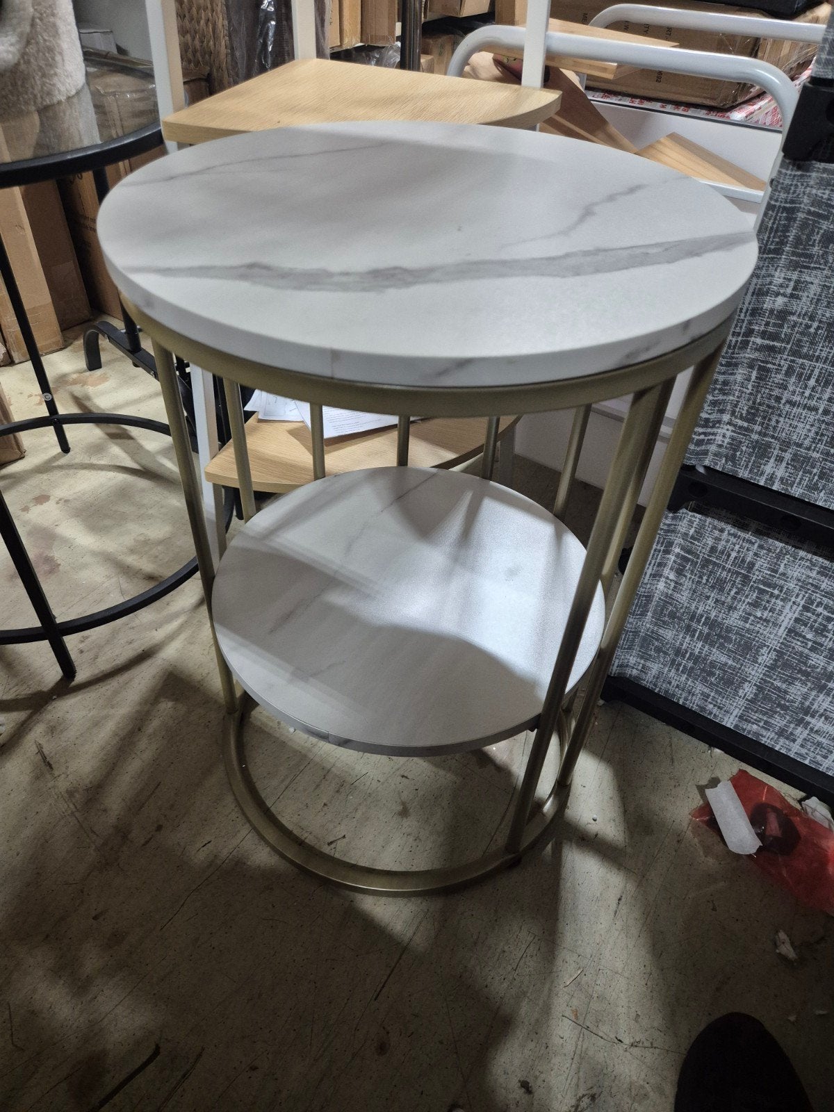 bijzettafel, Ophalen