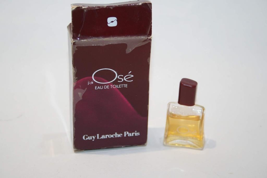 Zelden !!! Vintage Guy Laroche J'ai Osé EdT 3,5 ml OVP, Verzamelen, Parfumverzamelingen, Verzenden, Nieuw, Miniatuur, Gevuld
