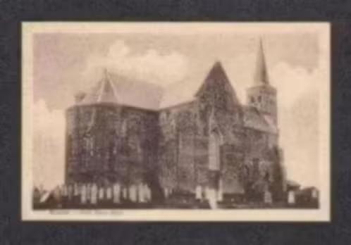 Bergum Ned. Herv. Kerk Graven 1930., Ophalen of Verzenden, 1920 tot 1940, Ongelopen, Friesland