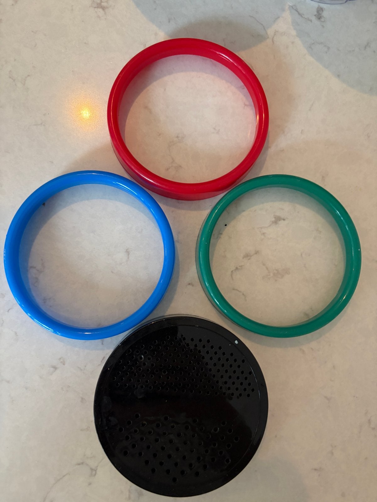 Bekers en Ringen Set - Accessoires magic bullet, Ophalen of Verzenden, Zo goed als nieuw, Blender-accessoire
