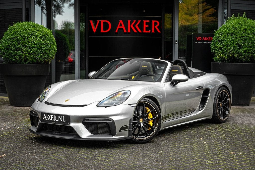 Porsche 718 718 Spyder | PCCB | Camera | BOSE | Full PPF | P, Auto's, Porsche, Gebruikt, Zwart, Origineel Nederlands, Bedrijf