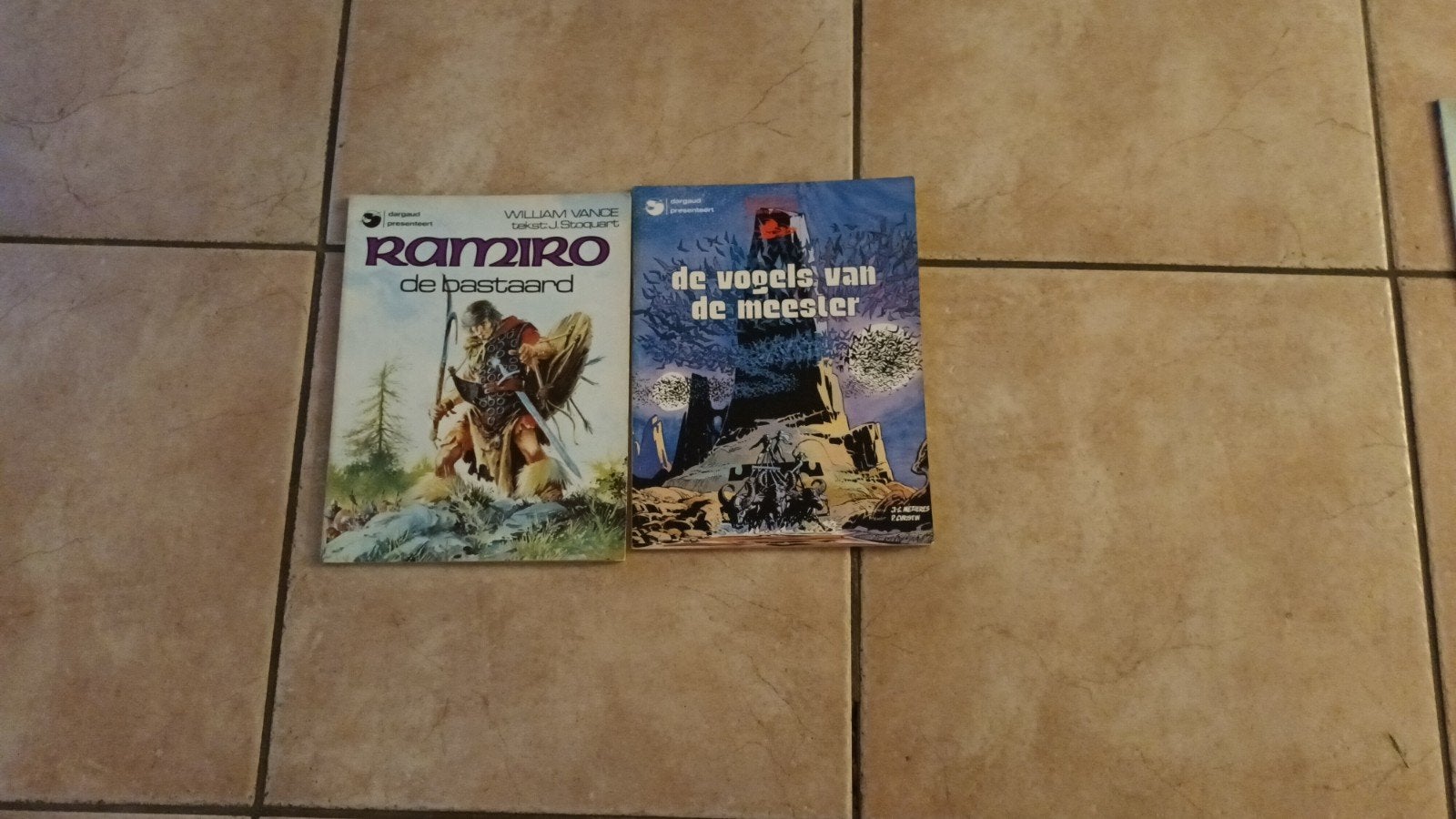 Dargaud stripboeken: Ramiro en De Vogels van de Meester, Meerdere stripboeken, Ophalen of Verzenden, Gelezen, William Vance