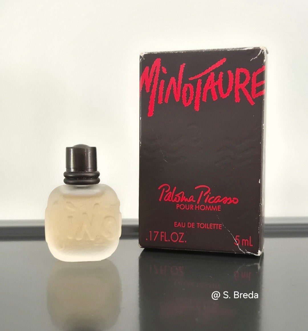 Paloma Picasso - Minotaure pour Homme - miniatuur, Verzamelen, Ophalen of Verzenden, Miniatuur, Gevuld