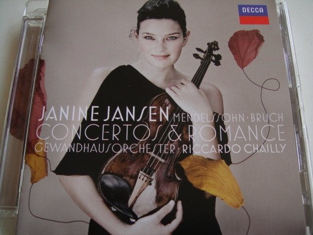 JANINE JANSEN Mendelssohn Bruch concertos CD, Ophalen of Verzenden, Romantiek, Gebruikt, Orkest of Ballet