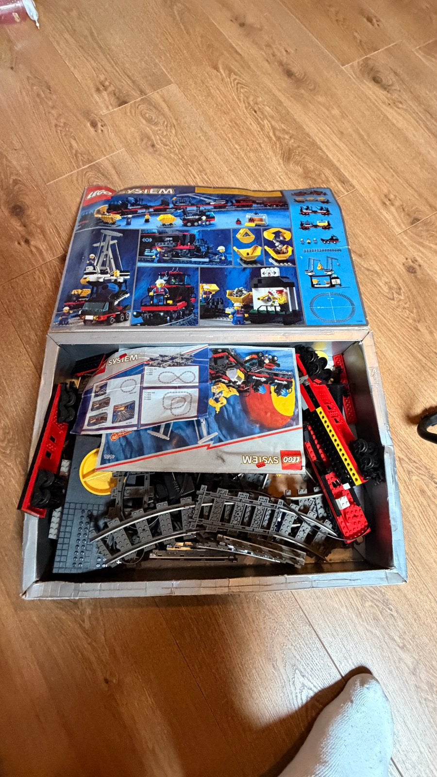 Lego trein, Verzenden, Gebruikt