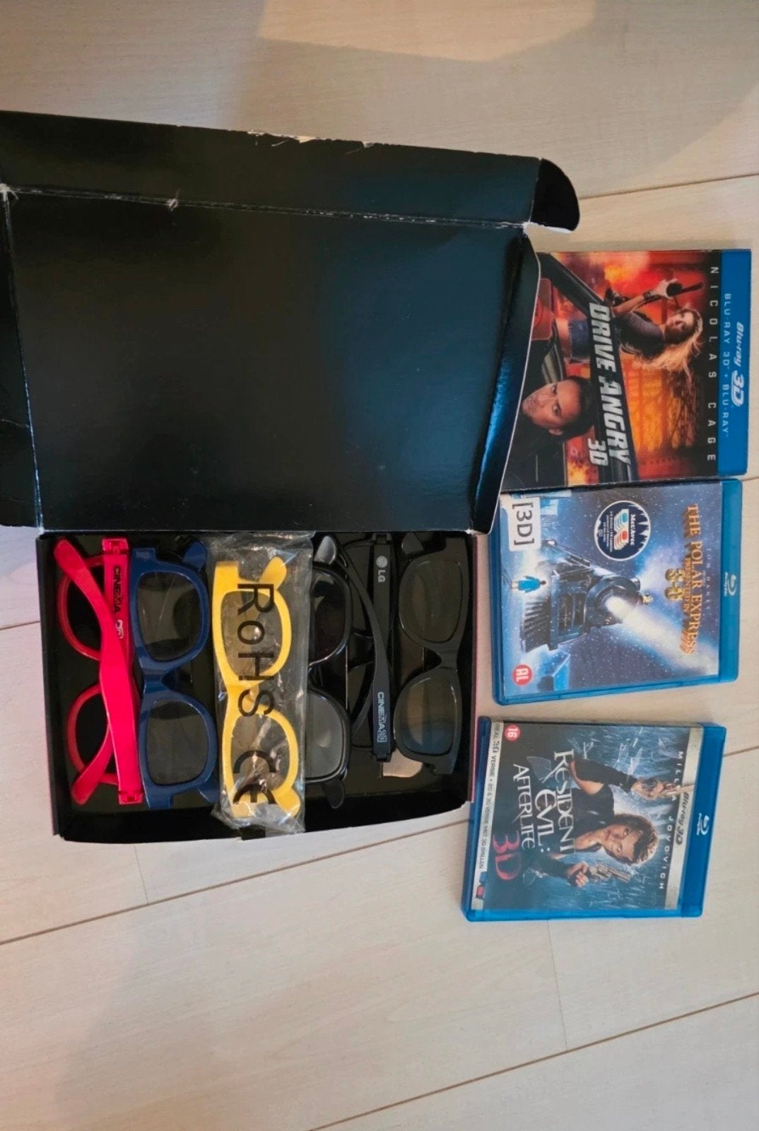 3x Blu-ray 3D films + meerdere 3D brillen – complete 3D film, Film, Actie, Ophalen of Verzenden, 3D Blu-ray