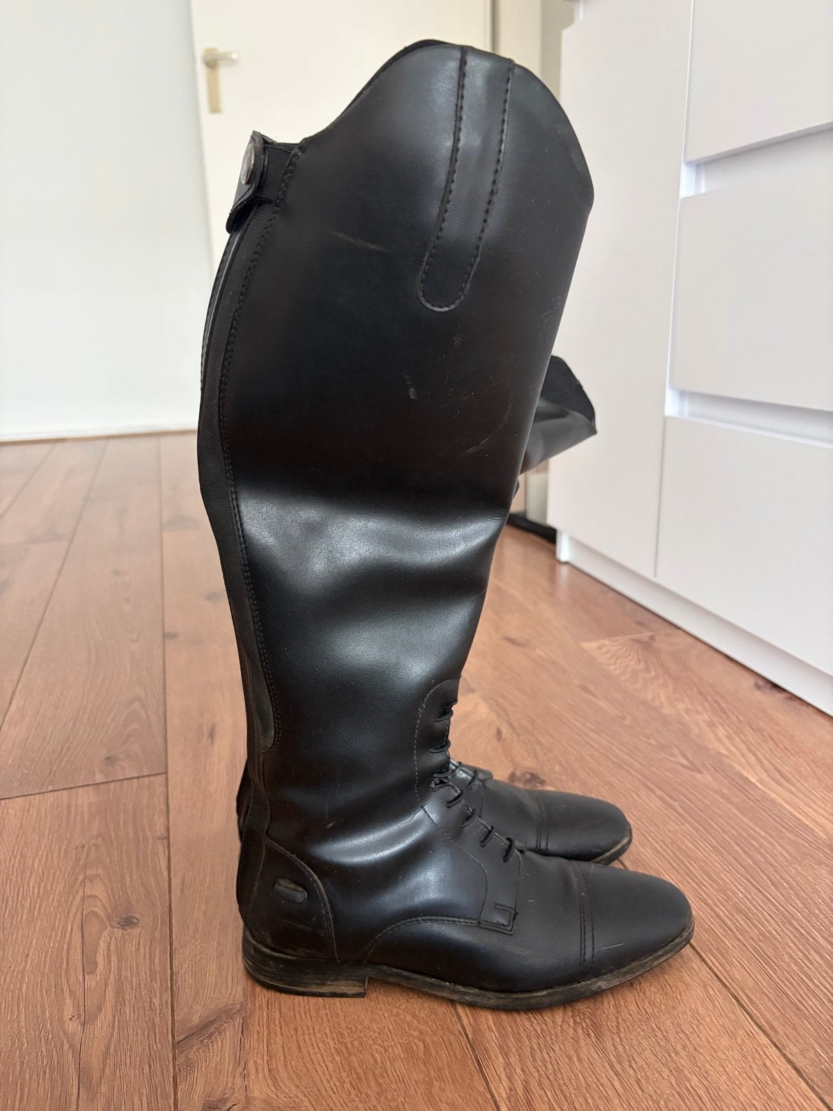 Barato Barland Zwarte Hoge Laarzen, Gebruikt, Dressuur, Ophalen of Verzenden, Dames