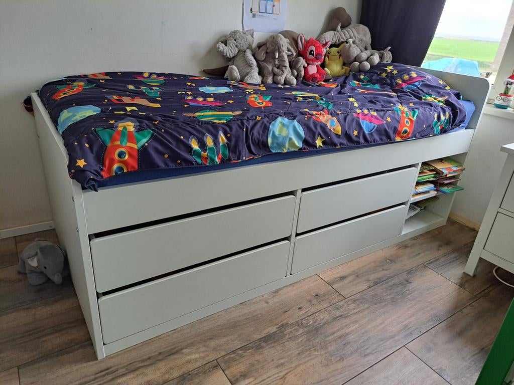 Ikea Släkt bed, 85 tot 100 cm, Gebruikt, Ophalen of Verzenden, Lattenbodem