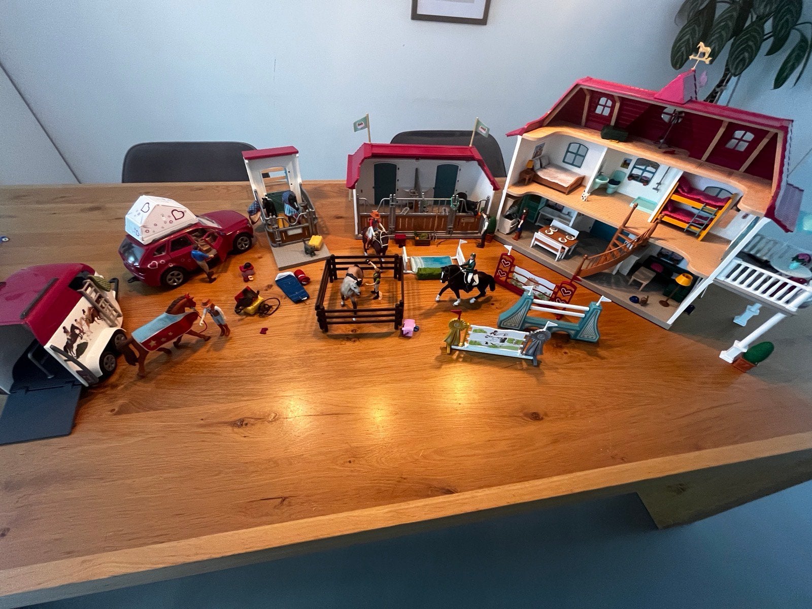 Mooie Volledige schleich set ZGAN, Ophalen, Zo goed als nieuw