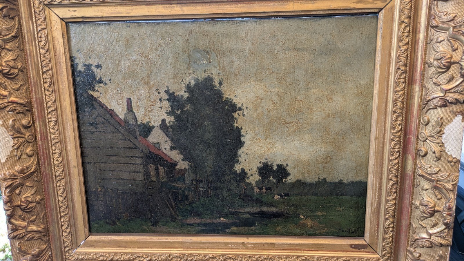 Mooi landschapsschilderij van Piet de Regt, Haagse School, Antiek en Kunst, Kunst | Schilderijen | Klassiek, Ophalen, Nederlandse school