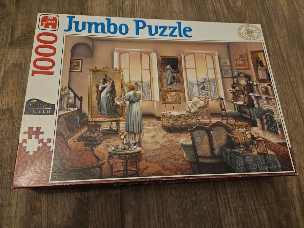Jumbo puzzel 1000 stukjes, Ophalen of Verzenden, 500 t/m 1500 stukjes, Zo goed als nieuw