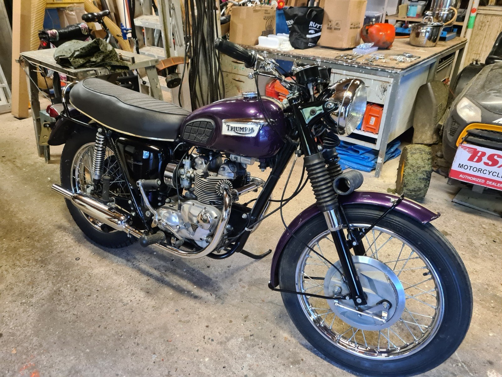 triumph daytonat t100t, Motoren, Ophalen
