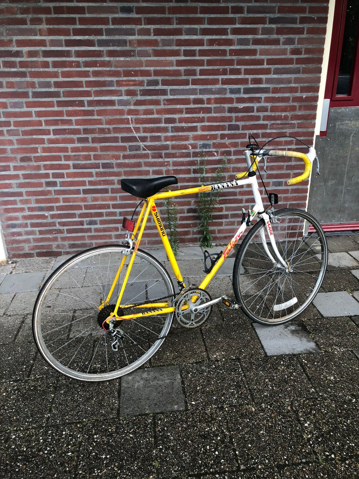 Racefiets vintage Falcon Team Banana racefiets., Ophalen, Zo goed als nieuw
