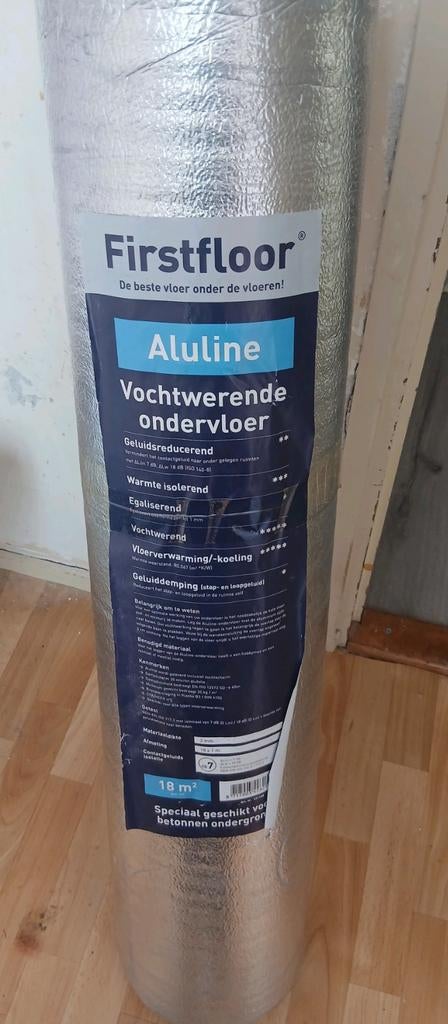 Firstfloor Aluline Vochtwerende Ondervloer 18m², Ophalen