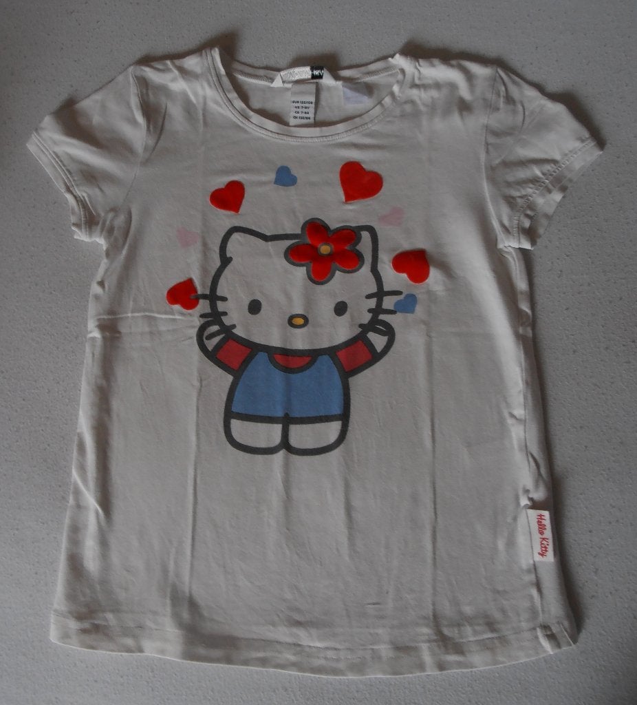 shirt maat 122/128, Gebruikt, Meisje, H&M, Ophalen of Verzenden
