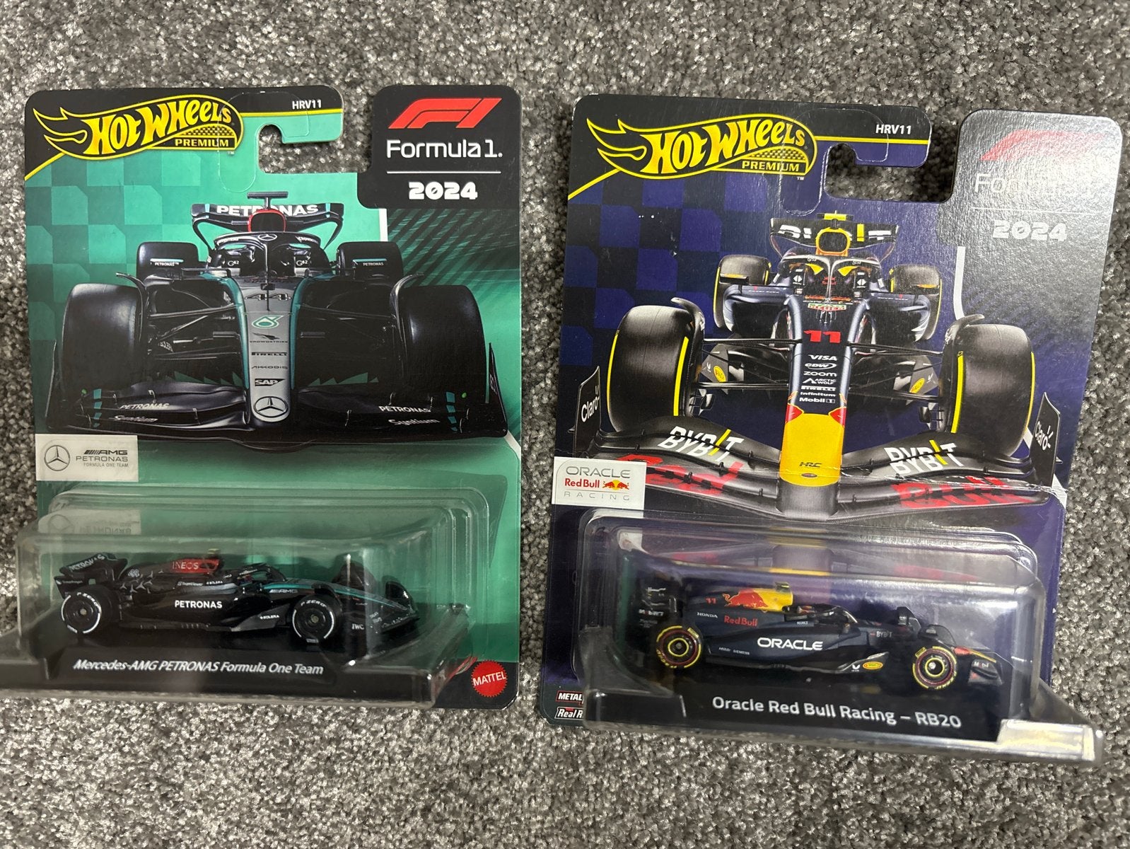 Hot Wheels Premium F1 2024: Mercedes-AMG & Red Bull Racing, Ophalen of Verzenden, Nieuw