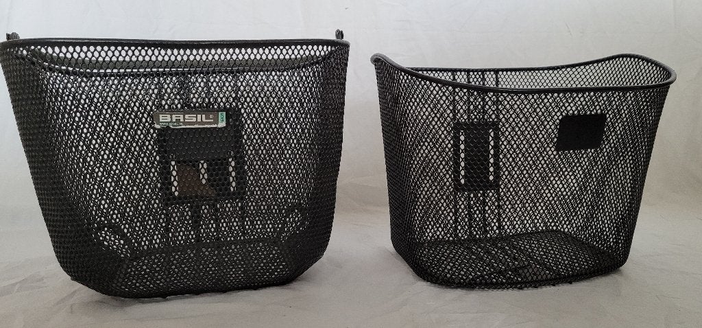 2 Fietsmandjes, Gebruikt, Verzenden, Stuurbevestiging, Basil
