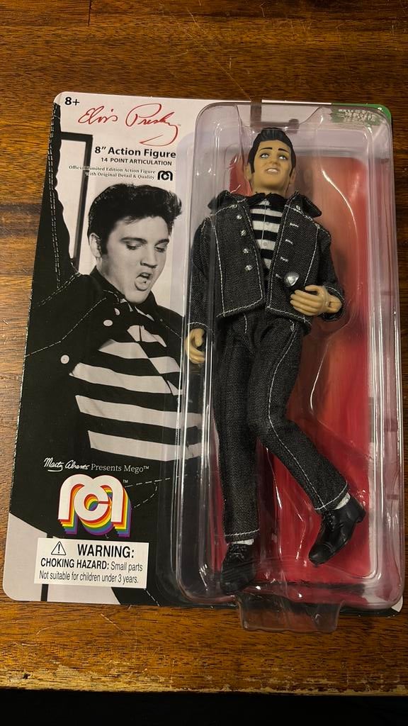 Mego collectable Elvis Presley Jailhouse rock sealed doll, Ducosoi, Nieuw, Ophalen of Verzenden, Ducoso