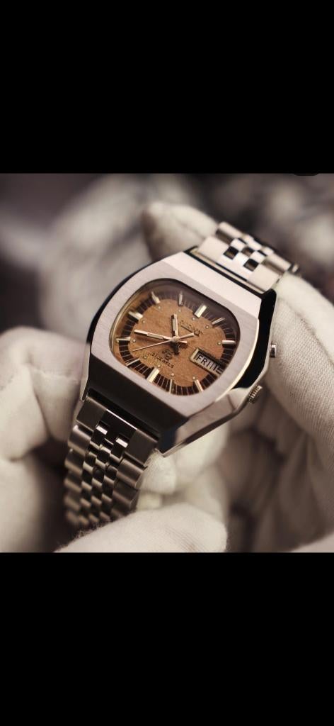 Orient Hight Ace horloge, Overige merken, Staal, Staal, Ophalen of Verzenden