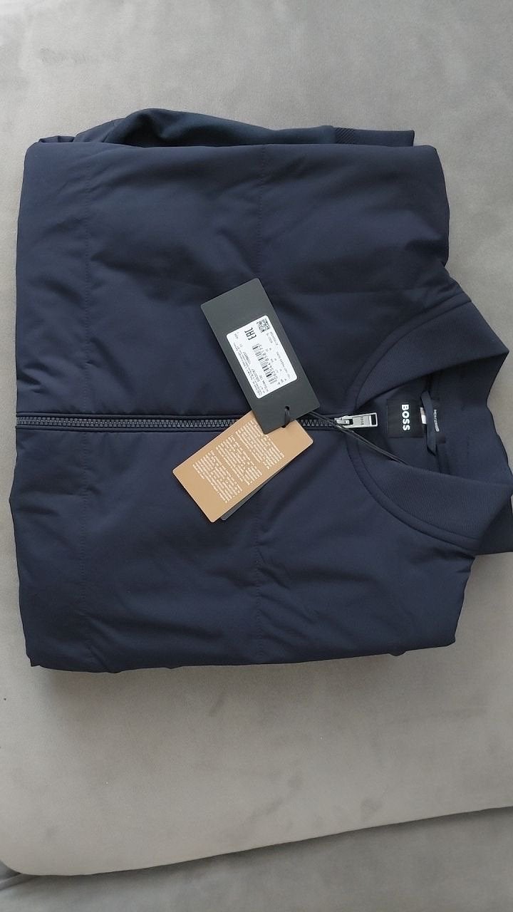 Nieuwe BOSS herenjas, maat M, donkerblauw, Ophalen, Nieuw, Maat 48/50 (M), Blauw