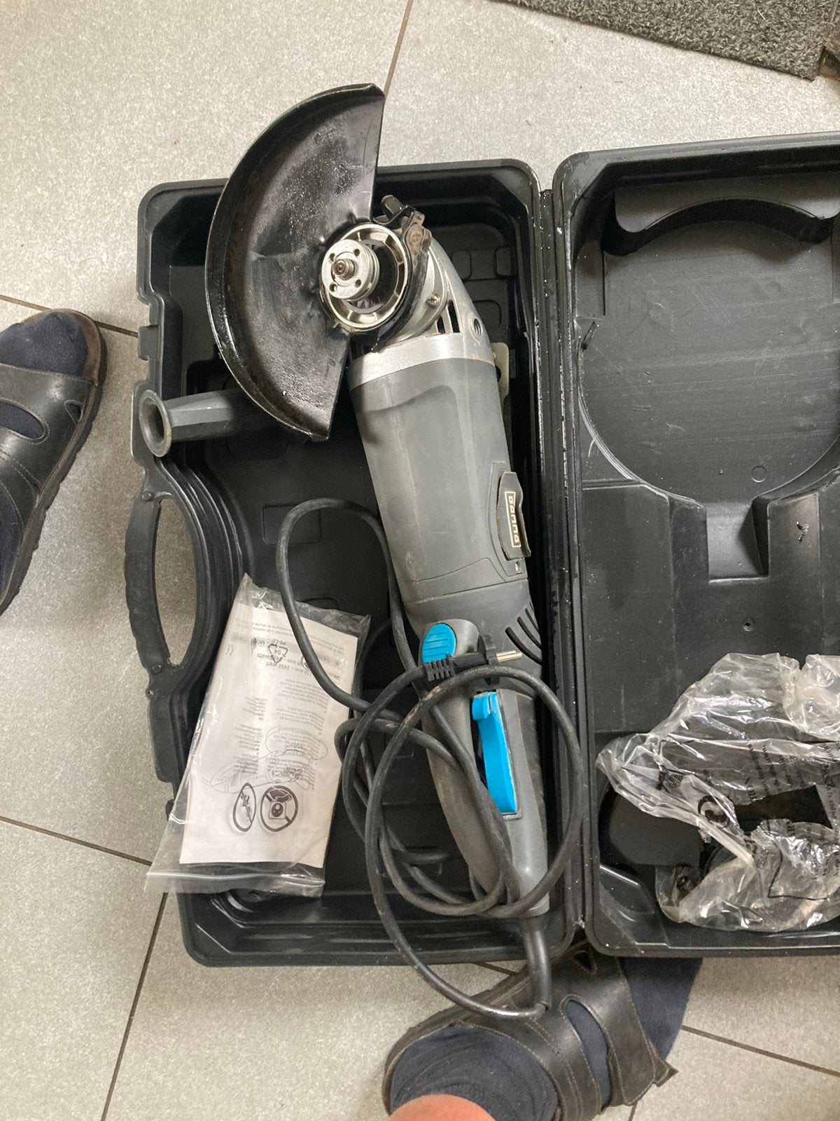 Grote slijptol, Ophalen, Zo goed als nieuw, 700 tot 1000 watt, Haakse handslijpmachine