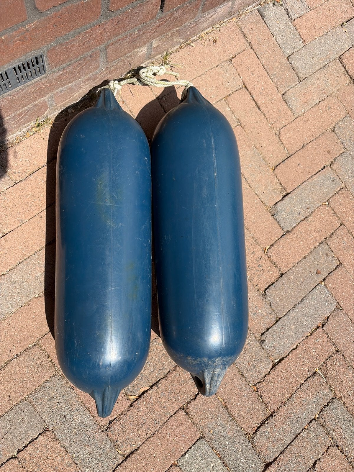 2 stootwillen / fenders voor boot 56x15cm, Ophalen, Gebruikt, Overige typen
