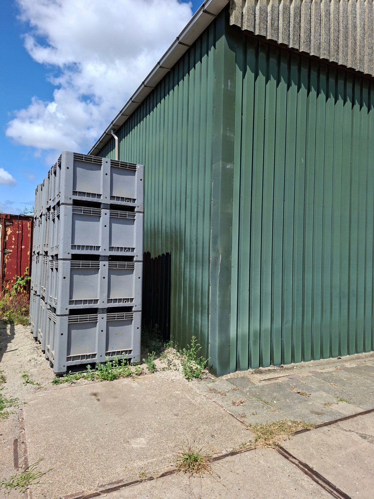 Kunststof palletboxen stapel kratten pallet box krat, Doe-het-zelf en Verbouw, Kratten en Dozen, Ophalen, Nieuw