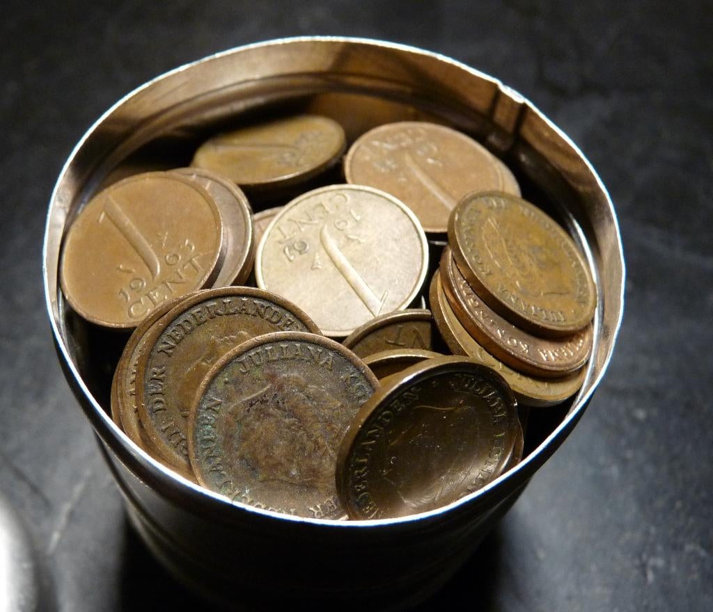 116 Koperen Centen 1948 -1980, Postzegels en Munten, Munten | Nederland, Verzenden, Koningin Juliana, 1 cent, Losse munt