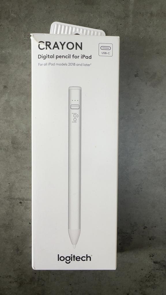 Logitech Crayon Digital Pen, Computers en Software, Apple iPads, 10 inch, Apple iPad, Wit, Ophalen of Verzenden