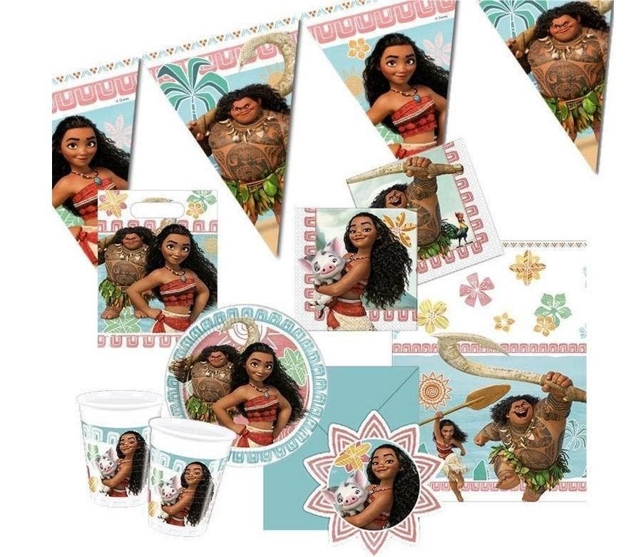 Disney Vaiana Feestartikelen / Versiering Kinderfeestje, Verjaardag, Nieuw, Ophalen of Verzenden, Nvt