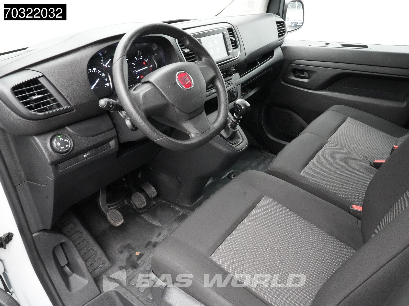 Fiat Scudo 144pk L2H1 Airco Cruise Parkeersensoren Euro6 L2, Stof, Gebruikt, 4 cilinders, Wit