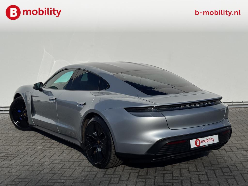 Porsche Taycan SOH 91% Dealer onderhouden! Wamtepomp Adaptiv, Auto's, Porsche, Achterwielaandrijving, Gebruikt, Zwart, 4 stoelen