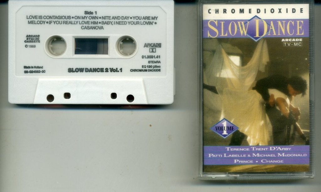Slow Dance 2 Volume 1 14 nrs cassette 1988 ZGAN, Cd's en Dvd's, Ophalen of Verzenden, Zo goed als nieuw, Origineel, 1 bandje