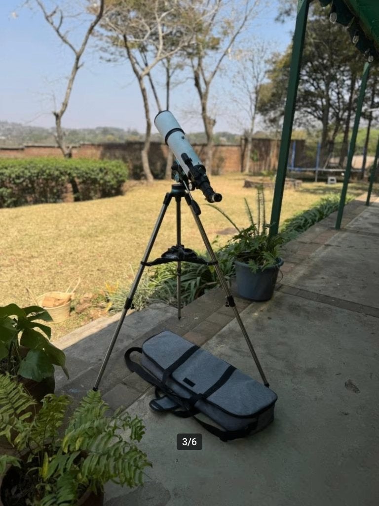 Vultus Stellar 50080 Telescoop, Lenzentelescoop (refractor), 80 tot 200 mm, Met statief, Ophalen of Verzenden