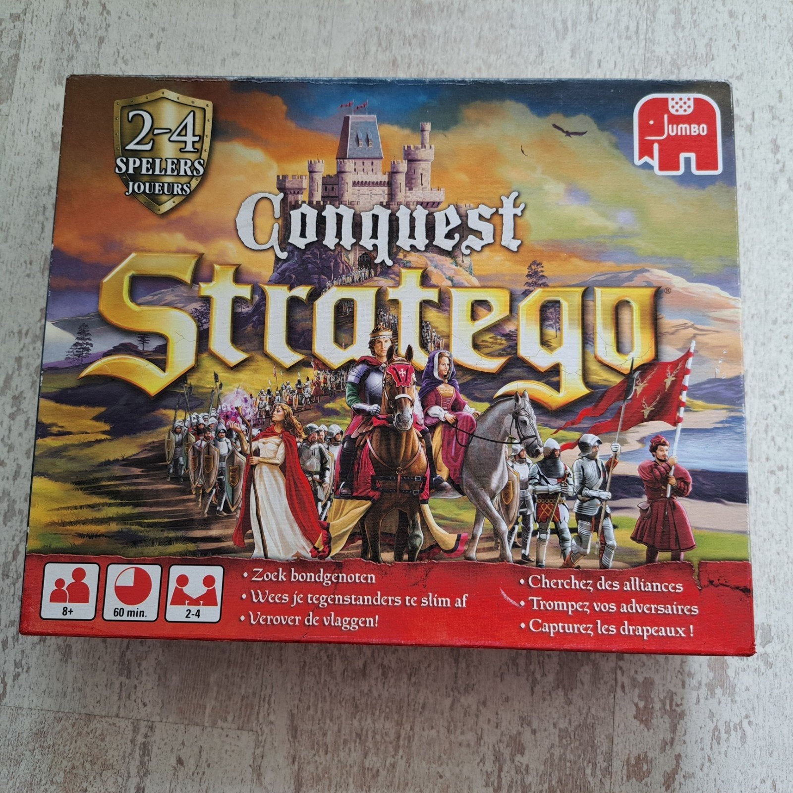 Nieuw spel STRATEGO CONQUEST, Hobby en Vrije tijd, Gezelschapsspellen | Bordspellen, Een of twee spelers, Ophalen of Verzenden