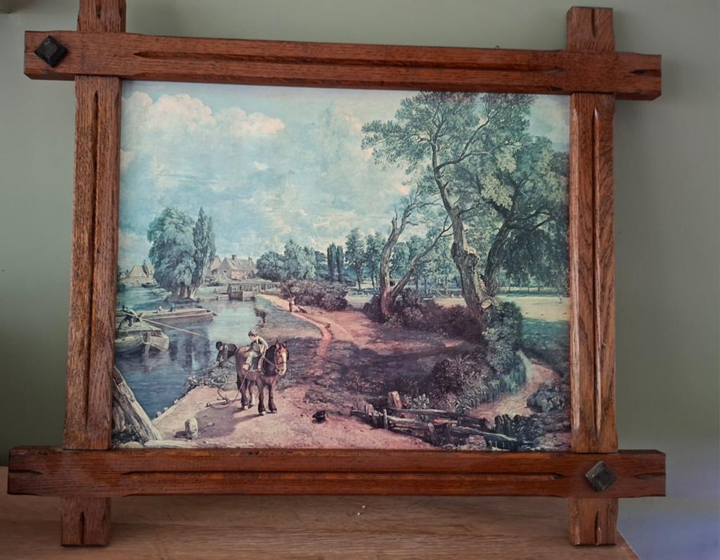 Reproductie van John Constable ,  Flatford Mill, Antiek en Kunst, Kunst | Schilderijen | Klassiek, Ophalen of Verzenden