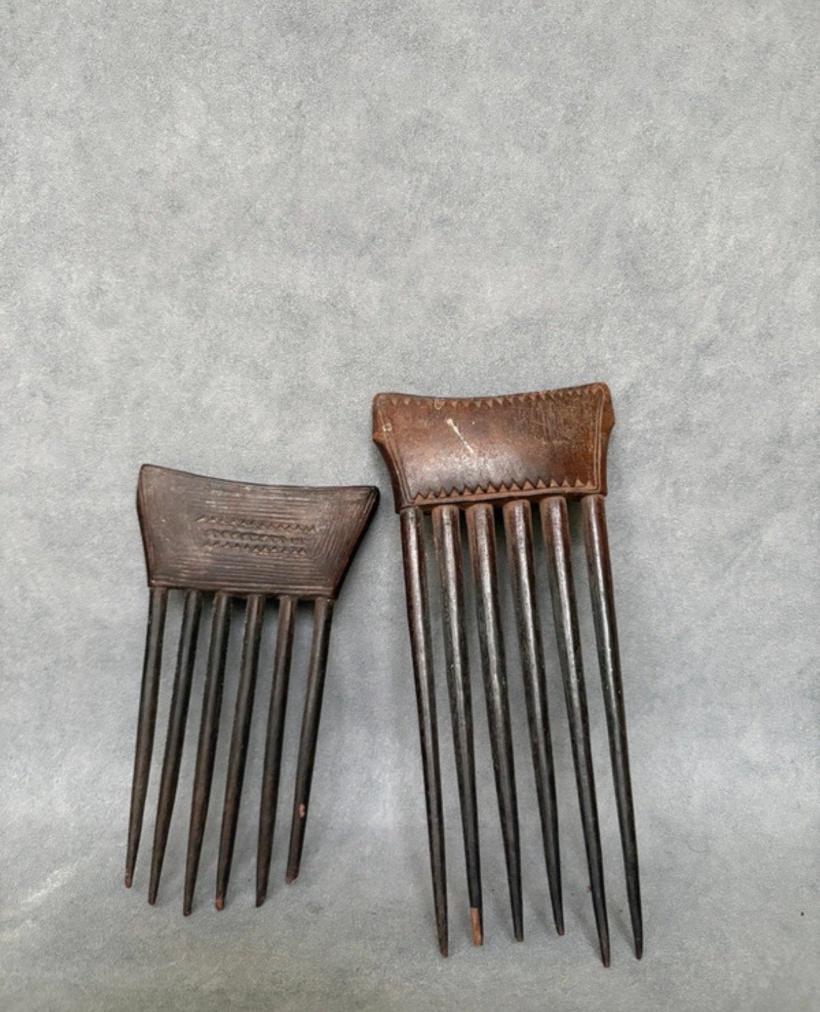 Baule Hair Combs – Baule (Ivory Coast) | African Art, Ophalen of Verzenden