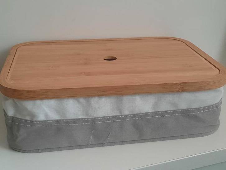 Ikea Rabbla linnen opbergdoos met vakken, Gebruikt, Minder dan 100 cm, 25 tot 50 cm, 50 tot 100 cm