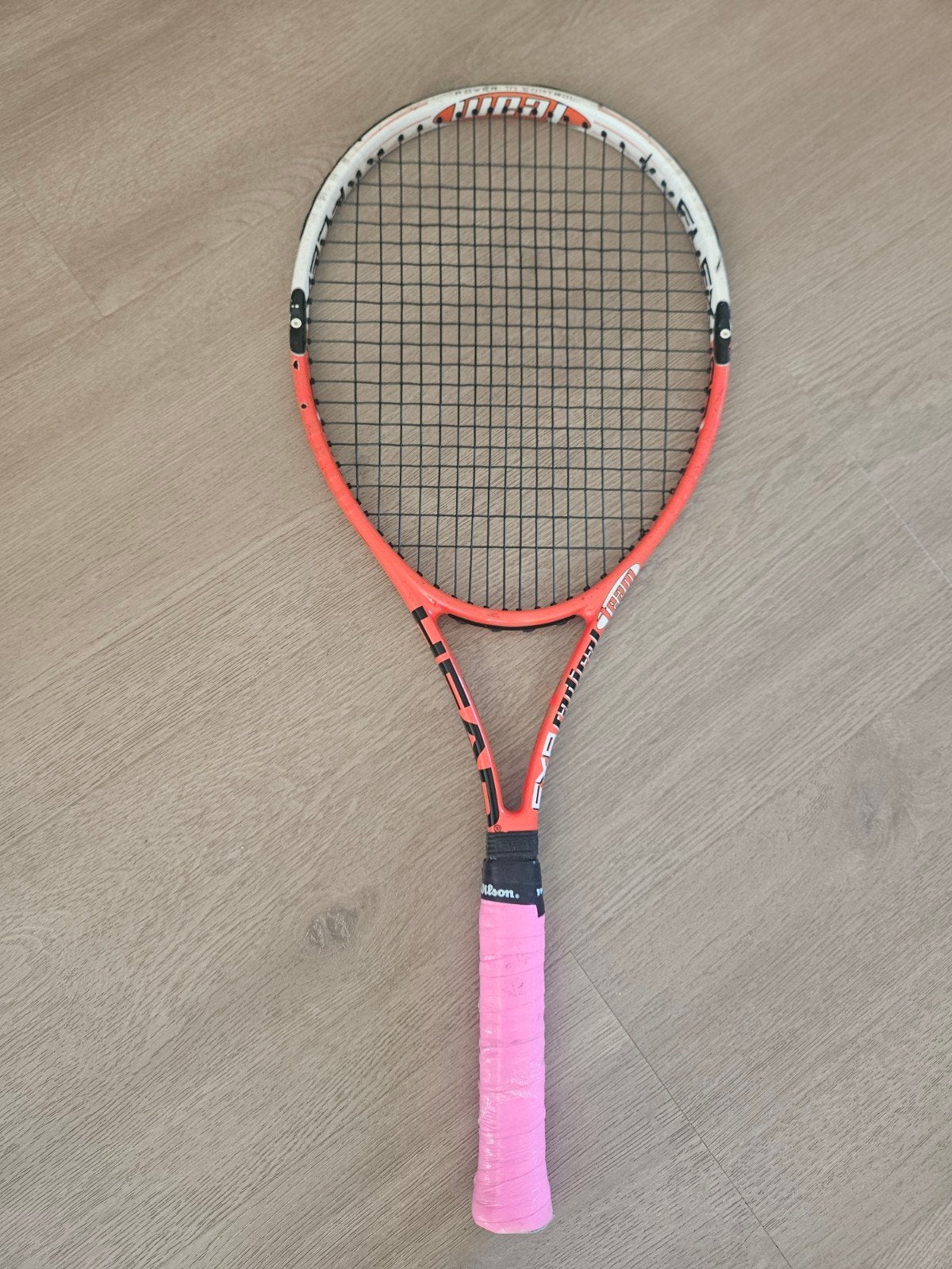 Head FXP Radical Team Tennisracket - Oranje/Zwart, Sport en Fitness, Tennis, Ophalen of Verzenden, Gebruikt, Racket, Head