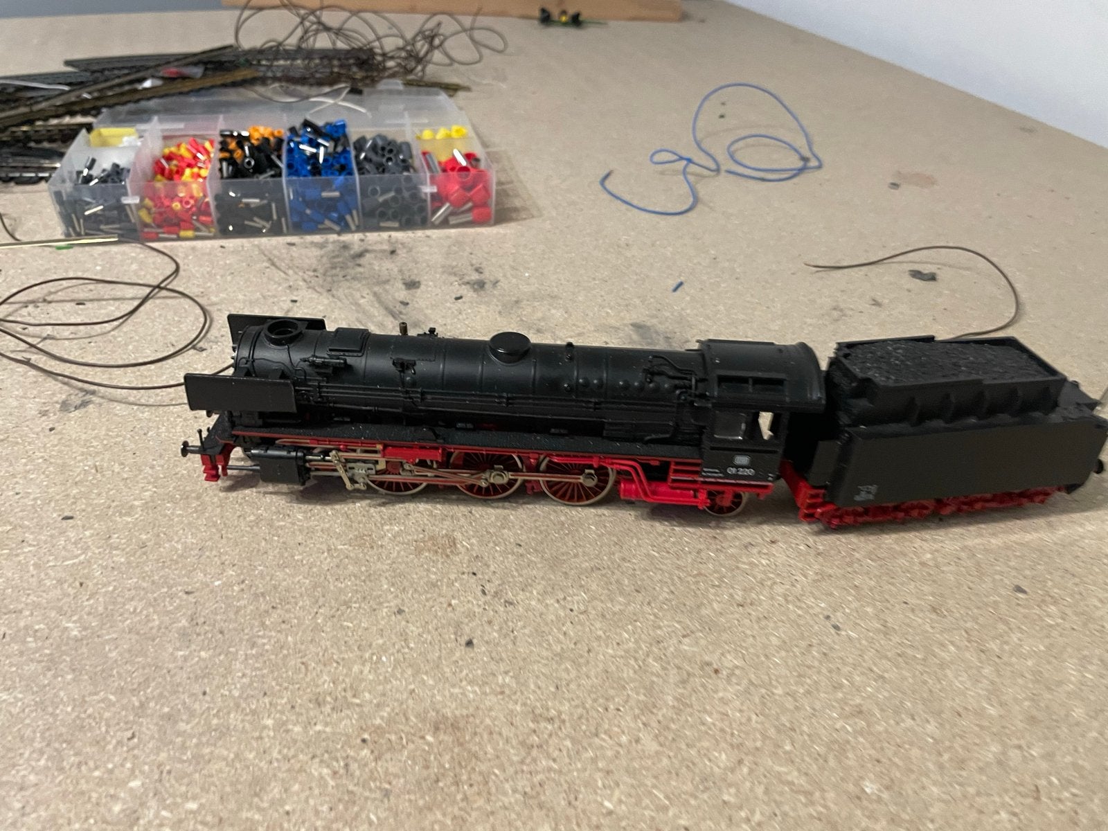 Fleischmann modeltrein stoomlocomotief met tender, Verzenden, Gebruikt, Locomotief, Fleischmann