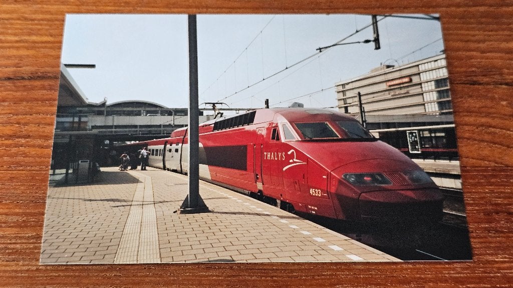 Foto TREIN SNCF TGV Thalys Utrecht, Verzenden, Gebruikt, Trein, Overige typen
