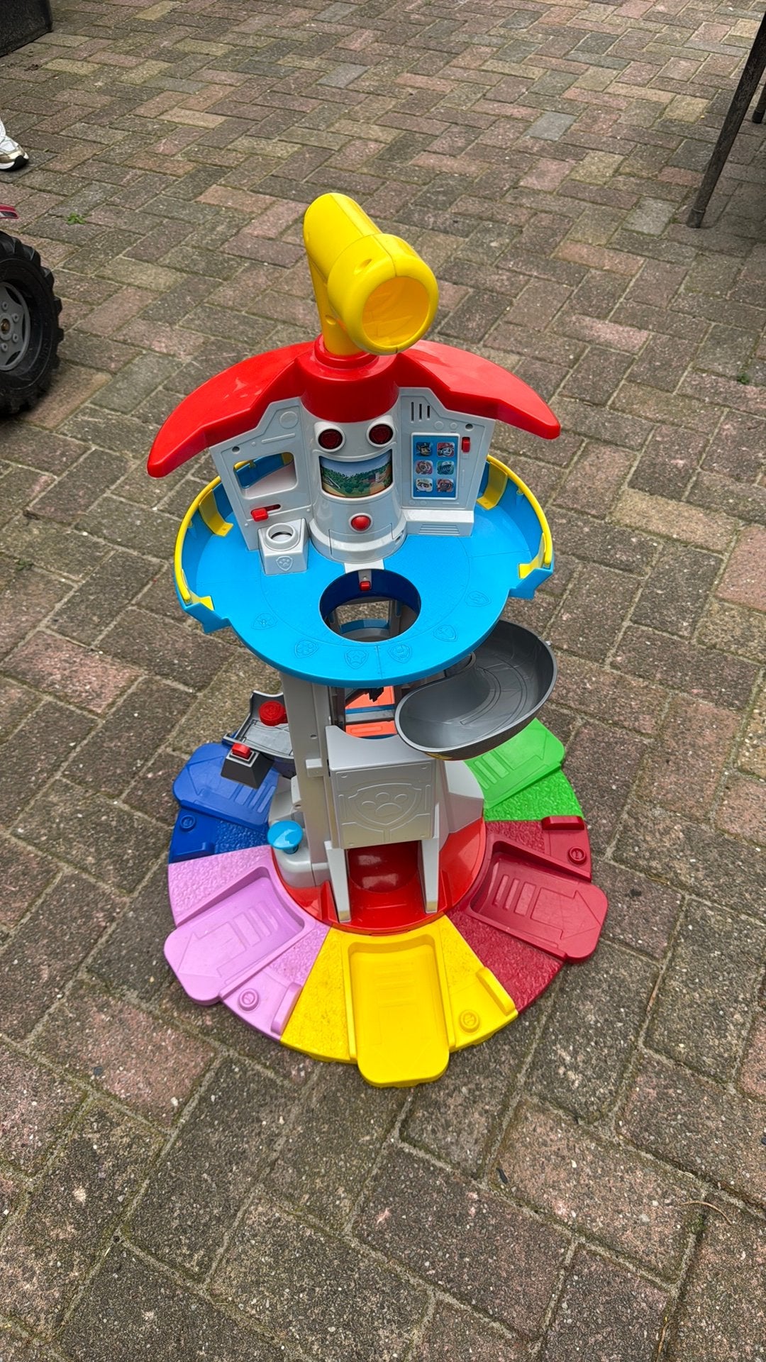Paw patrol toren, Ophalen, Gebruikt