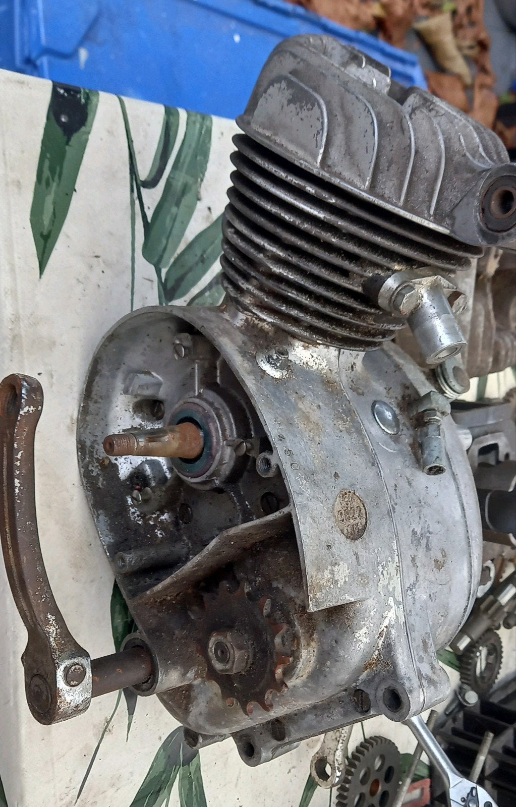 moto bem motori Minarelli blokje oldtimer bromfiets, Ophalen of Verzenden, Gebruikt, Blok, Overige merken