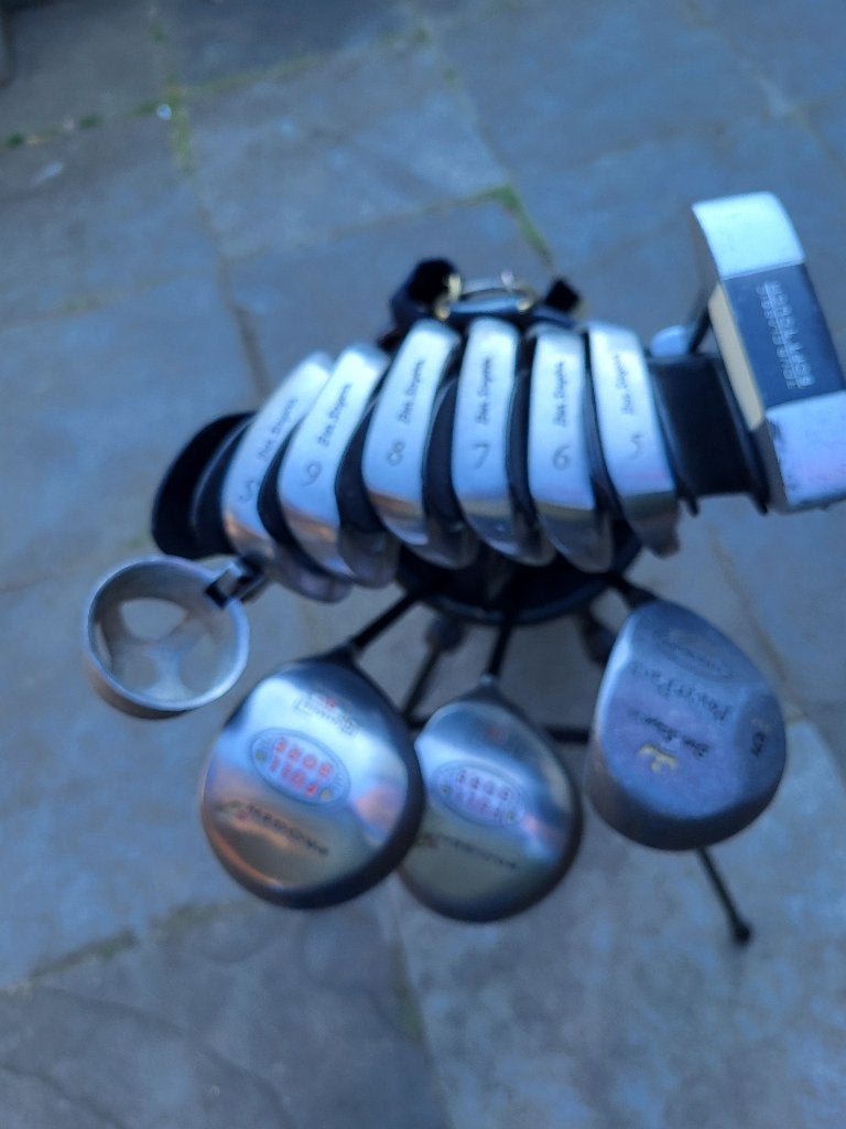 Complete Beginners golfset incl. tas–Ben Sayers+woods+putter, Ophalen, Gebruikt, Set, Overige merken