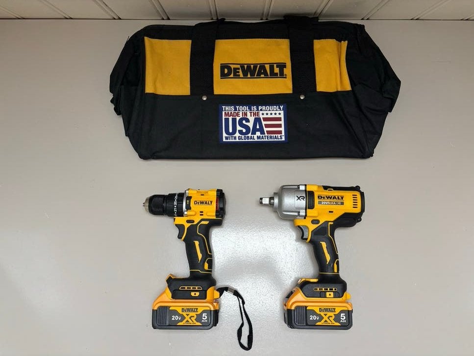 DeWalt DCF892 Slagmoersleutel en DCF805 Schroefmachine Set, Doe-het-zelf en Verbouw, 600 watt of meer, Variabele snelheid, Ophalen of Verzenden