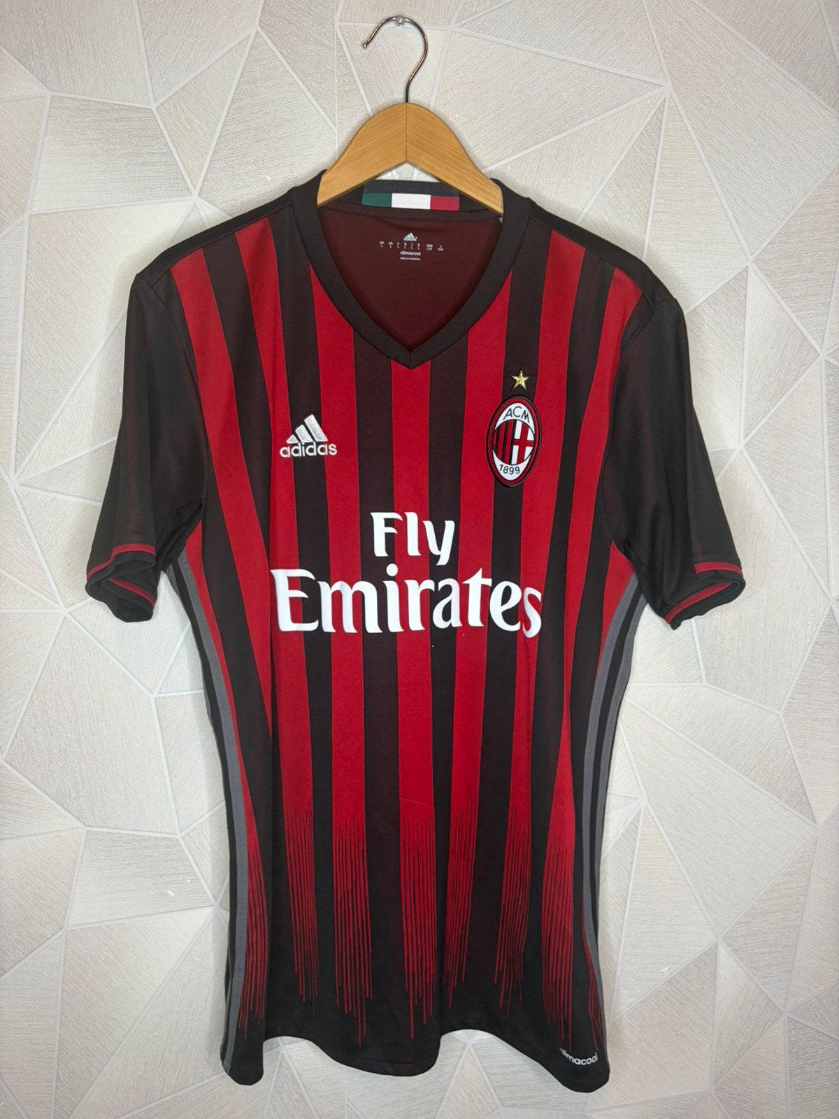 AC Milan Thuis 2016/2017, Sport en Fitness, Voetbal, Shirt, ., Maat L, Ophalen of Verzenden