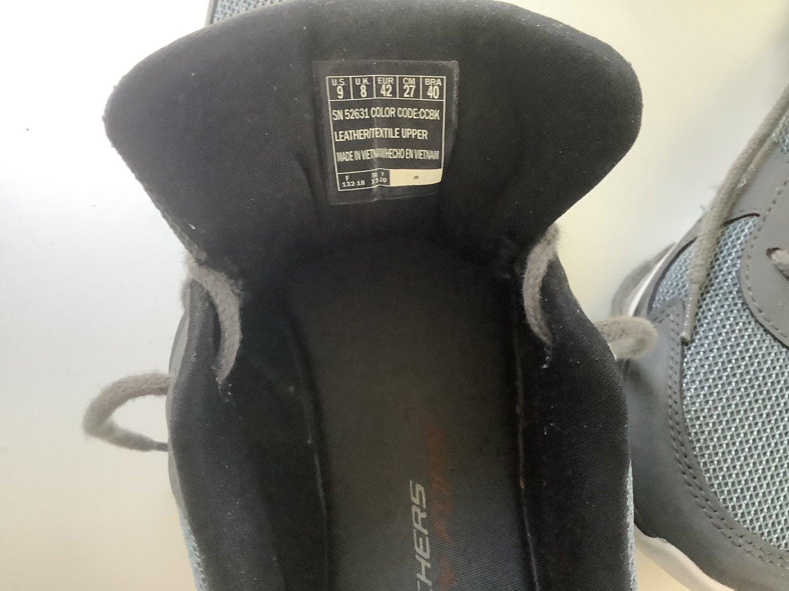 Skechers Lite-Weight Sneakers Maat 42 Grijs, Ophalen, Gedragen, Overige kleuren, Sneakers of Gympen
